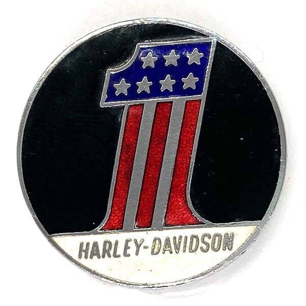 ハーレー ナンバーワン ピンバッジ Harley Davidson #1 Pin ハーレー