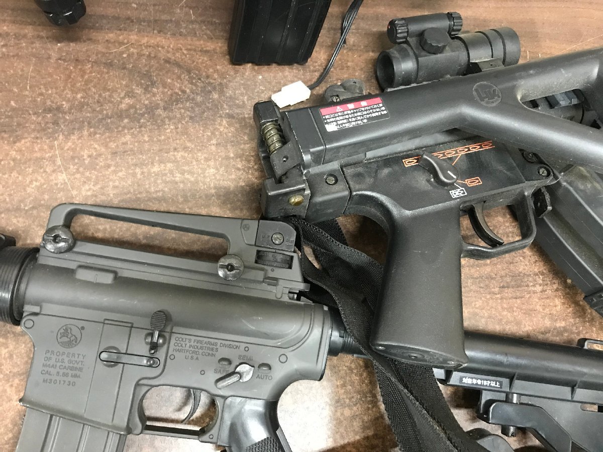 ジャンクCOLT XM177E2⁄M4A1エアソフトガンセット ジャンクCOLT