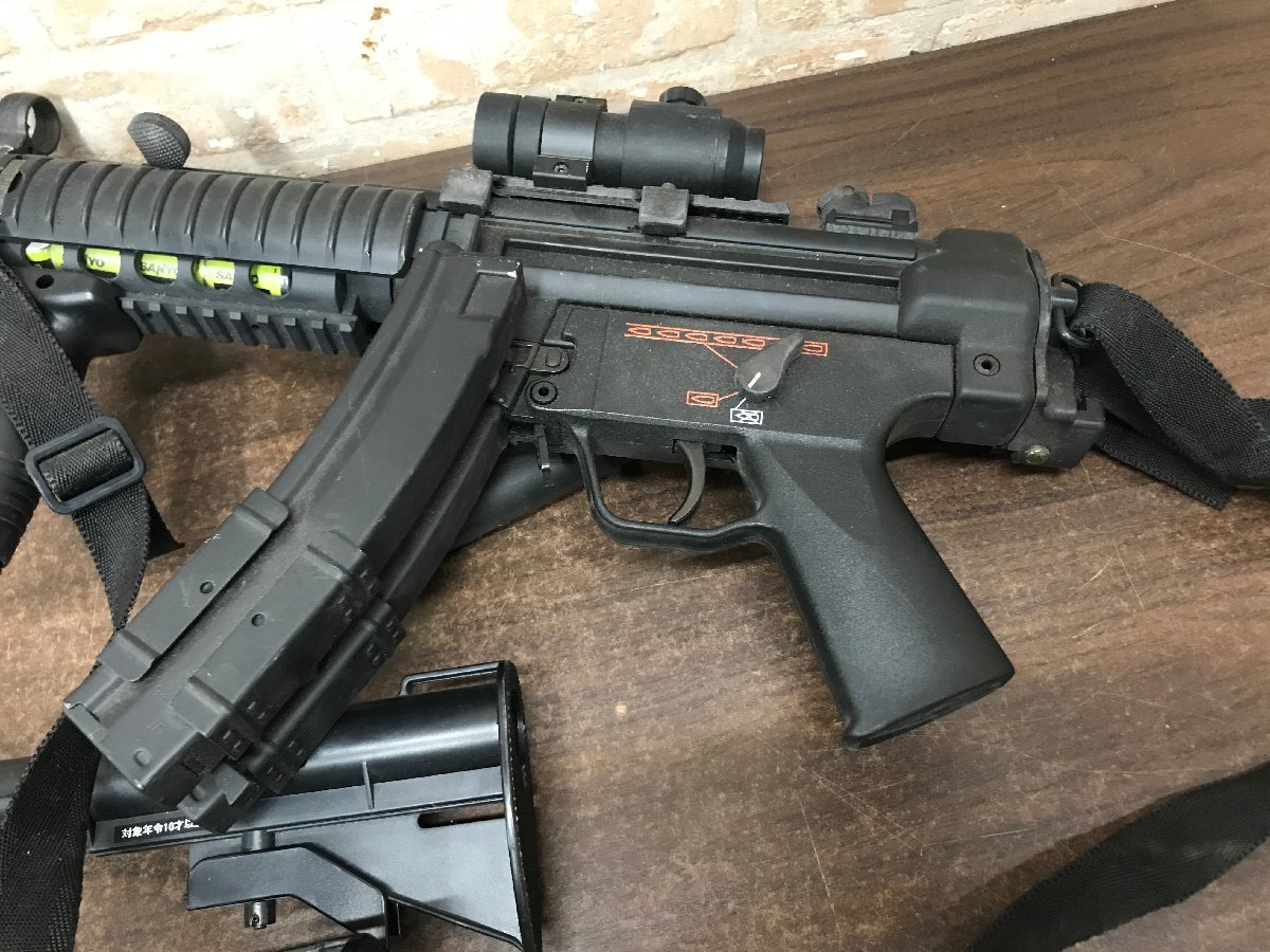 ジャンクCOLT XM177E2⁄M4A1エアソフトガンセット ジャンクCOLT