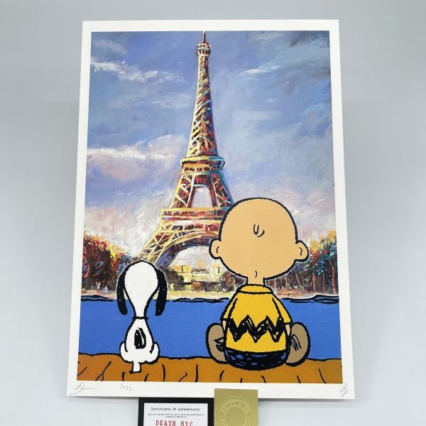 DEATH NYC 世界限定100枚 アートポスター SNOOPY スヌーピー
