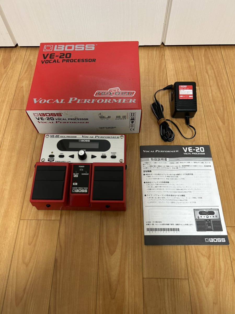 BOSS VE-20 - BOSS VE-20 Vocal Performer - Effects Processor for