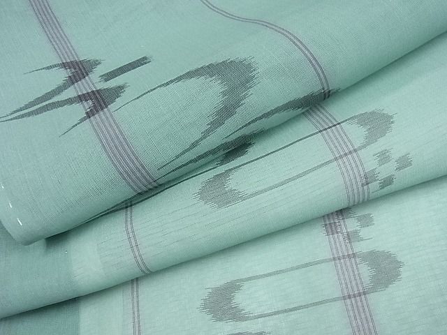 着物屋こころ■夏物　本場琉球絣　夏琉球　紬　着丈157cm　裄丈65cm　正絹　逸品　未使用　A-ms5238