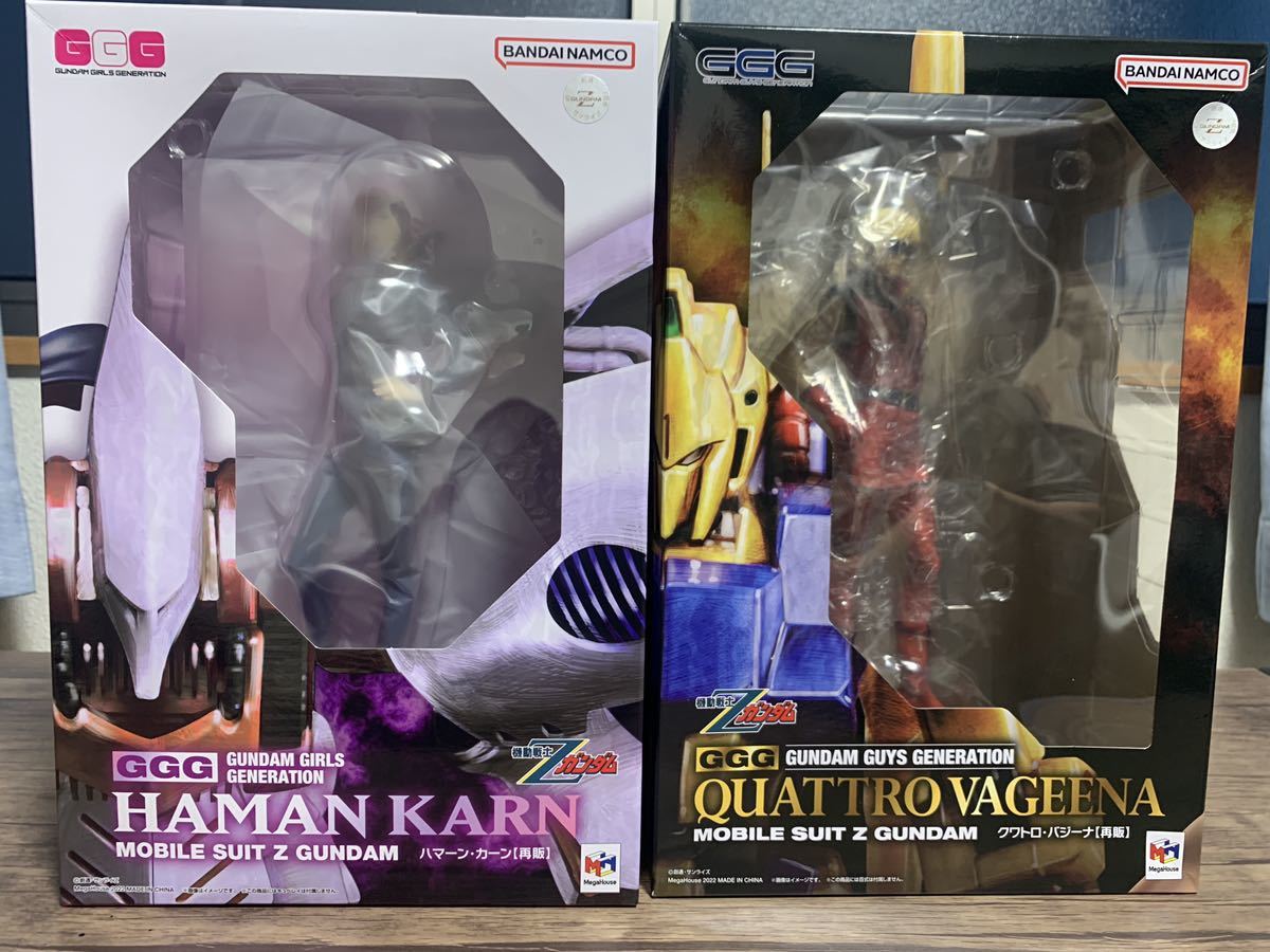 開封品メガハウスGGGハマーンカーン、クワトロバジーナ2体セット(機動 