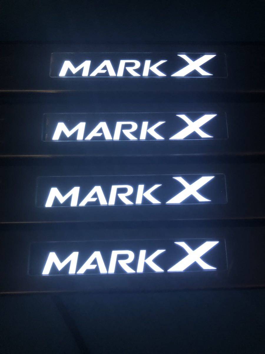 新作，人気SALE マークX 120系 130系 LEDスカッフプレート(パーツ)｜売買されたオークション情報、yahooの商品情報をアーカイブ公開 - オークファン その他