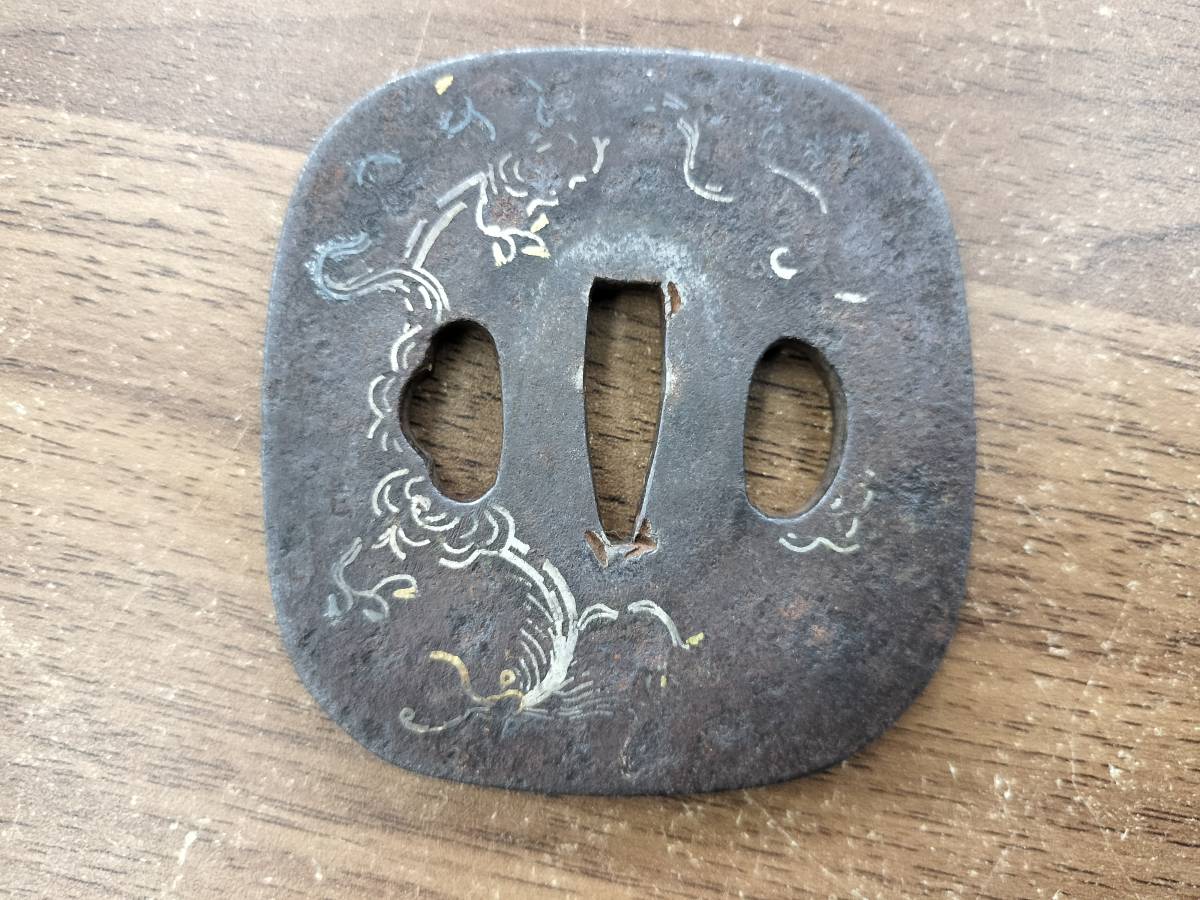 5961 鉄地鍔 刀装具 刀剣 古美術品 鍔 刀装具 0 -「鍔 Yahoo!