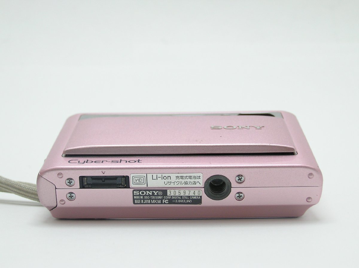 ☆ハローカメラ☆4096 ソニー SONY/DSC-T20 ピンク[810万画素]【本体と