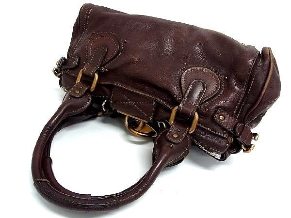 1円 Chloe クロエ パディントン レザー カデナ パドロック 南京錠