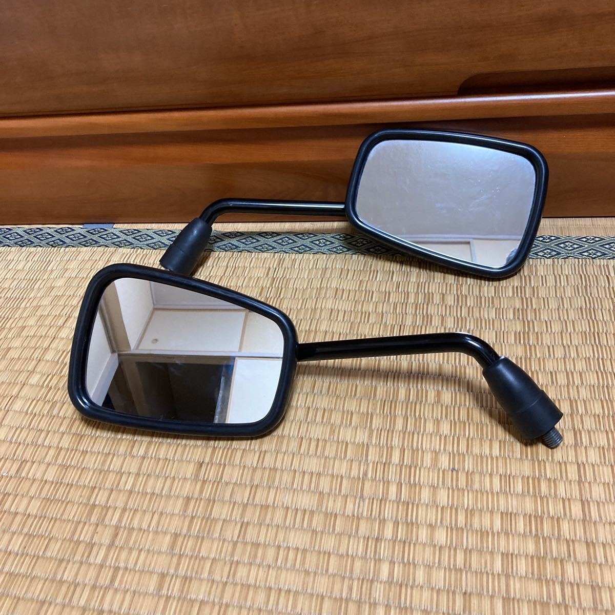650RS ミラー 左右 カワサキ 純正 中古 バイク 部品 W3 当時物 割れ