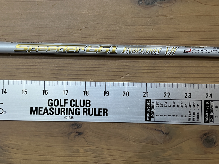 【新品同様】Fujikura Speeder 661 EVOLUTION VII（S）スピーダー 661 エボリューション7 PINGスリーブ付 ドライバー用（全長約112cm） 