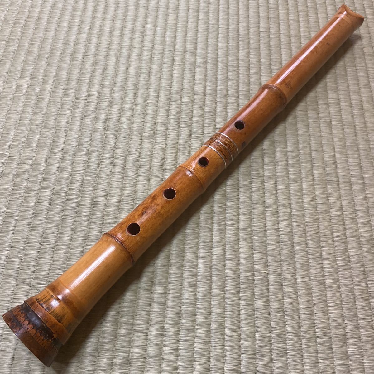 尺八 1尺8寸管 栞山銘(本体)｜売買されたオークション情報、Yahoo