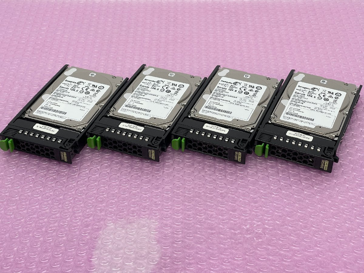 ☆FUJITSU 2.5inch SAS 300GB HDD 4本セット☆ST300MM0006