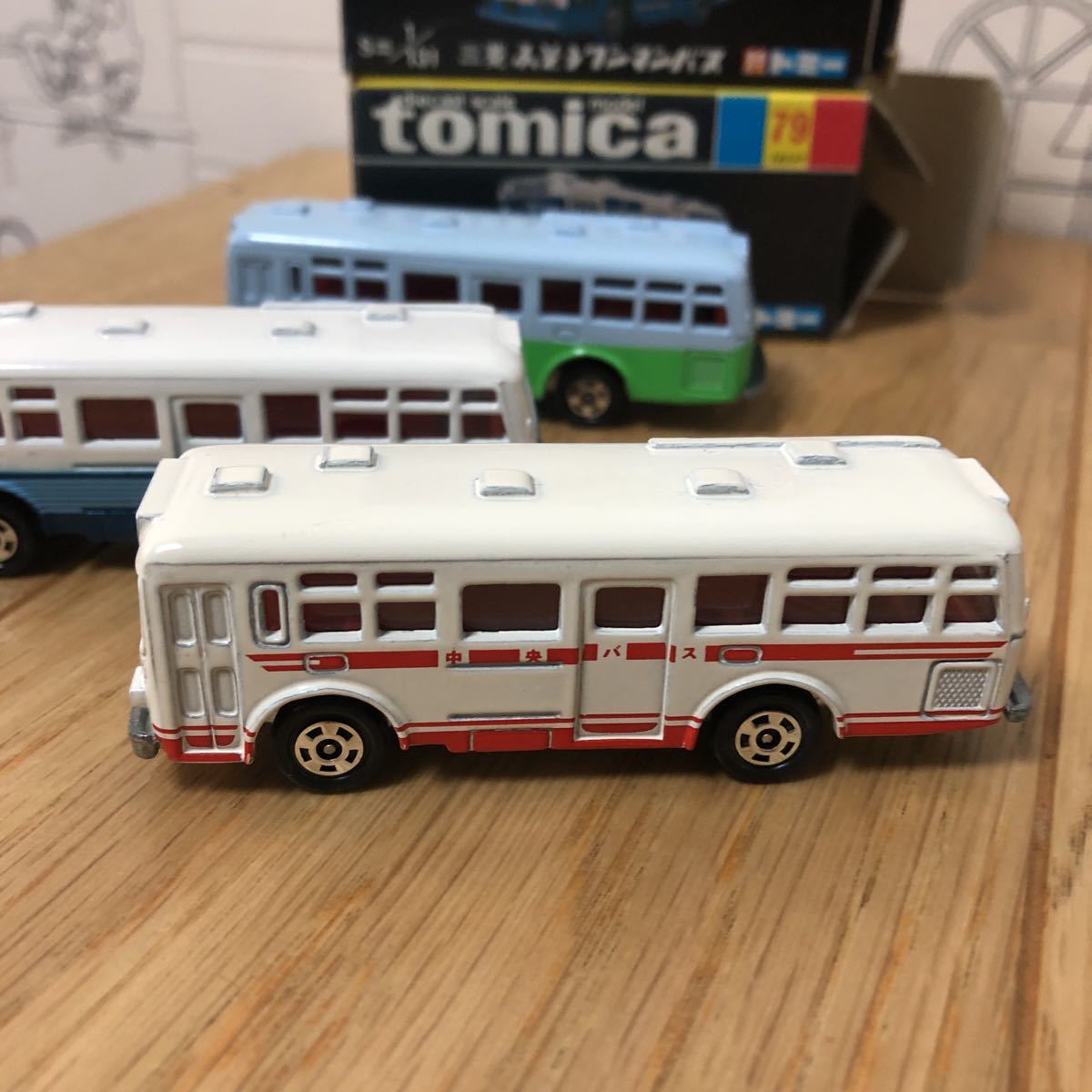 3833)トミカ 黒箱 日本製 三菱 ふそう ワンマンバス ホビーショウ限定