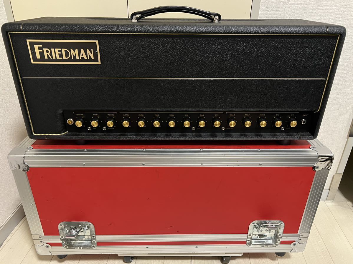 Friedman BE-100 deluxe ハードケース付き　フリードマン　ギターアンプ　ベッド　美品