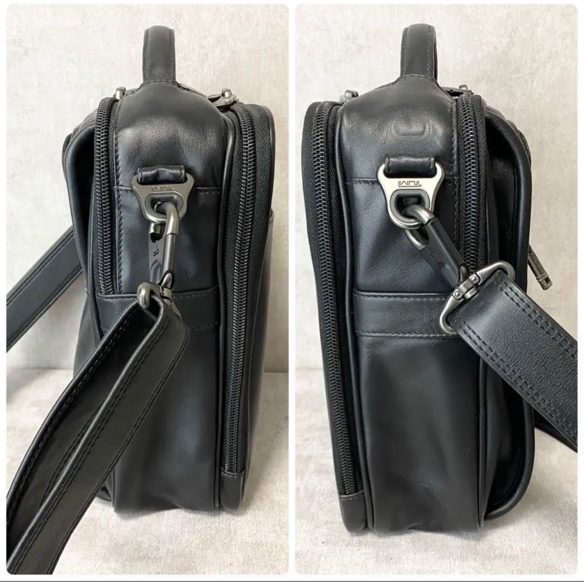 美品 TUMI トゥミ オールレザー ショルダーバッグ 92106D4 美品 TUMI トゥミ オールレザー ショルダーバッグ 92106D4