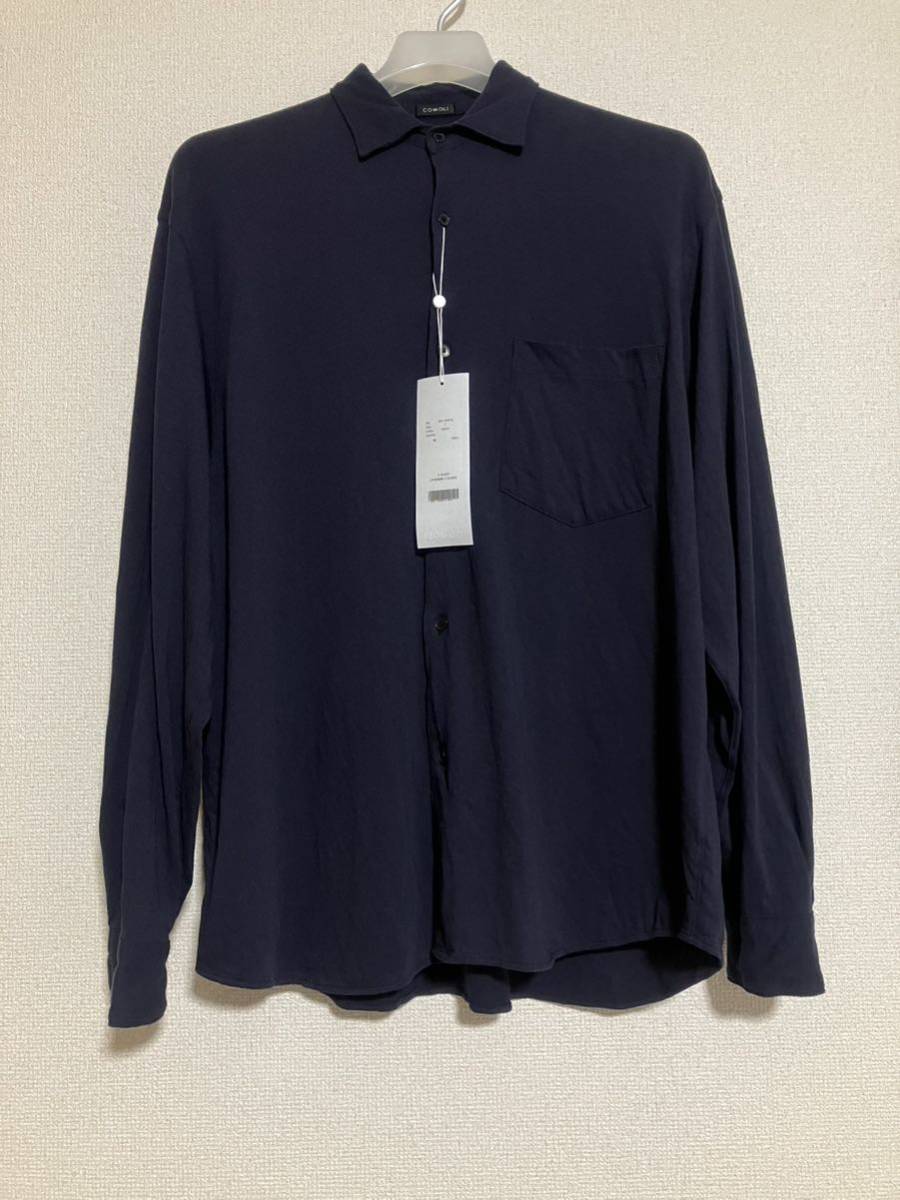 COMOLI コモリ 23SS コットンジャージ コモリシャツ NAVY サイズ1 新品