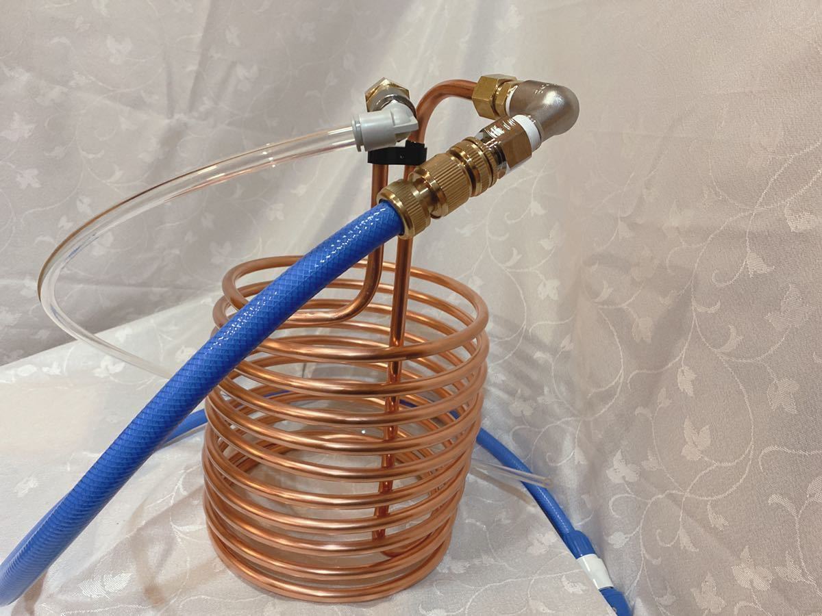 ラーメン屋さん必見 スープ冷却チラー 30〜35cm寸胴用 12パイ銅配管