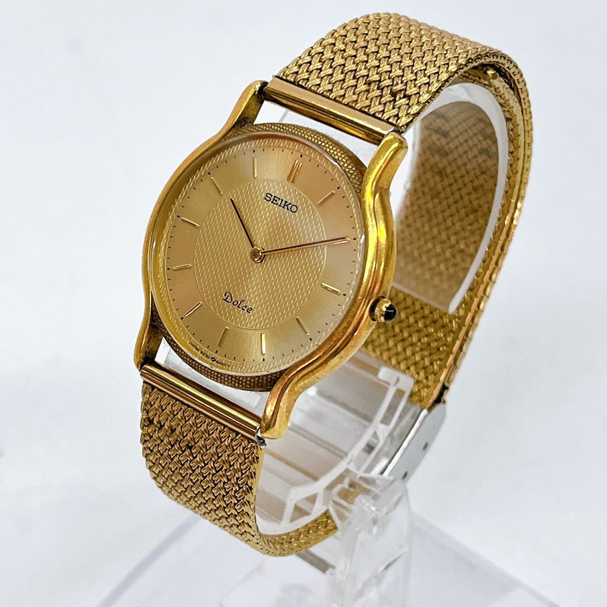 4AA198 1円〜 SEIKO DOLCE セイコー ドルチェ 18KT 金無垢時計 5E30