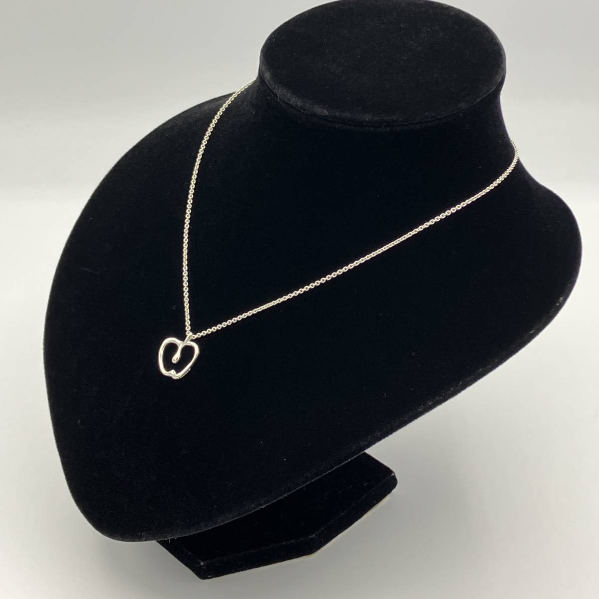 ☆ 1円〜 良品 ティファニー アップル ネックレス ペンダント りんご