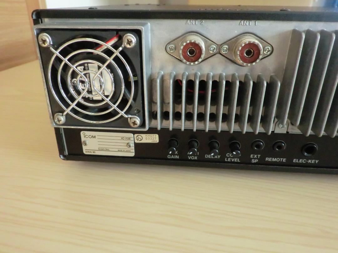 ICOM IC-736 HF〜50MHz オールモード LCD不具合 HF⁄50MHz IC-736