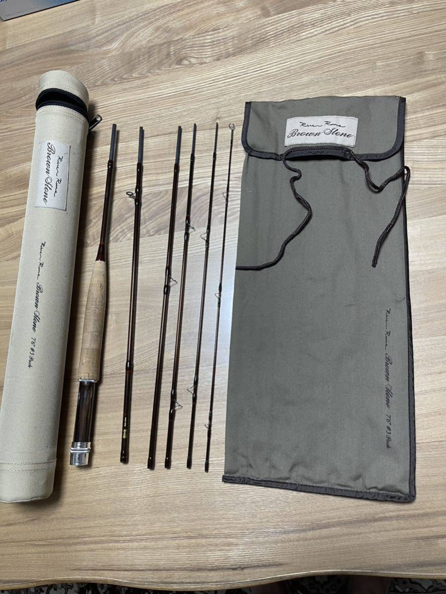フライロッド リバーランズ　7’6” #3 6ピース