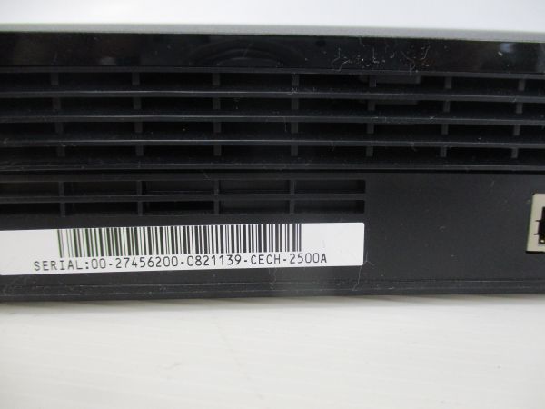 静◇③SONY/PS3/薄型/本体のみ/CECH-2500A/ブラック/ジャンク品◇K