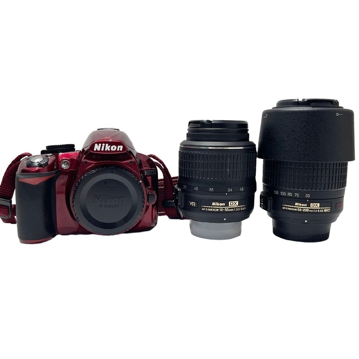 Nikon ニコン デジタル一眼レフカメラ D3100 18-55mm 55-200mm ダブル