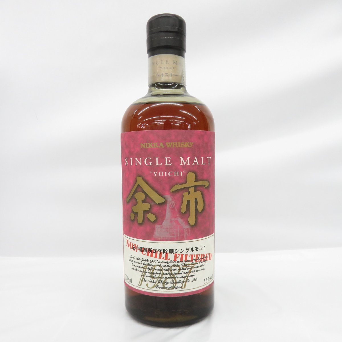 未開栓 NIKKA ニッカ シングルモルト 余市 20年貯蔵 1987 ノンチル