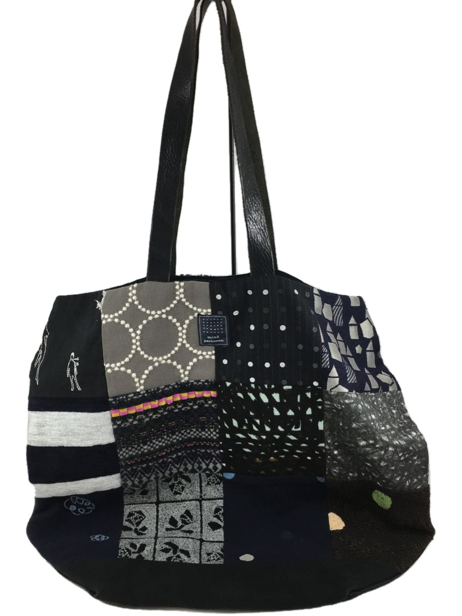 mina perhonen◆トートバッグ/シルク/マルチカラー/os9008