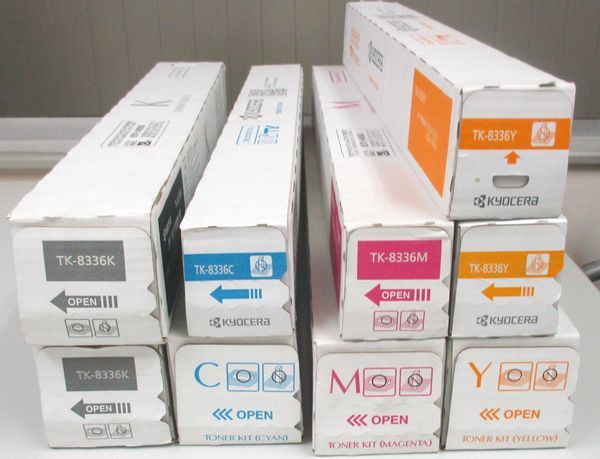 KYOCERA TK-8336K×2 C×2 M×2 Y×3 京セラ 純正 KYOCERA TK-8336K×2 C×2 M×2 Y×3 京セラ 純正