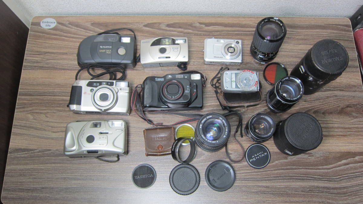 ジャンクフィルムカメラレンズまとめて canon nikon MINOLTAなど
