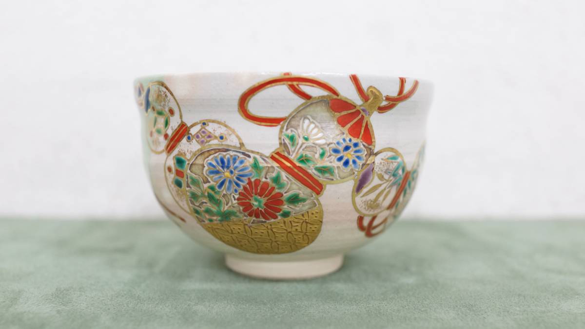 壱休窯 茶わんの通販 Y/ 壱休窯 窪田常之 乾山宇治桜 茶碗 共