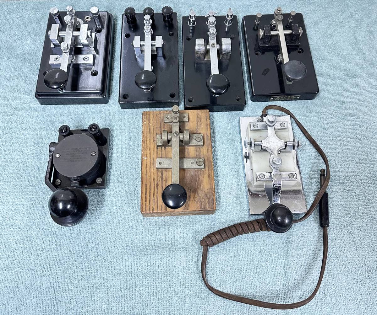 手動電鍵　計7台 動作未確認　現状品