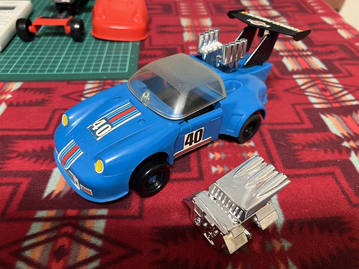 希少 ミクロポルシェ ブルー ミクロマン ダイアクロン 