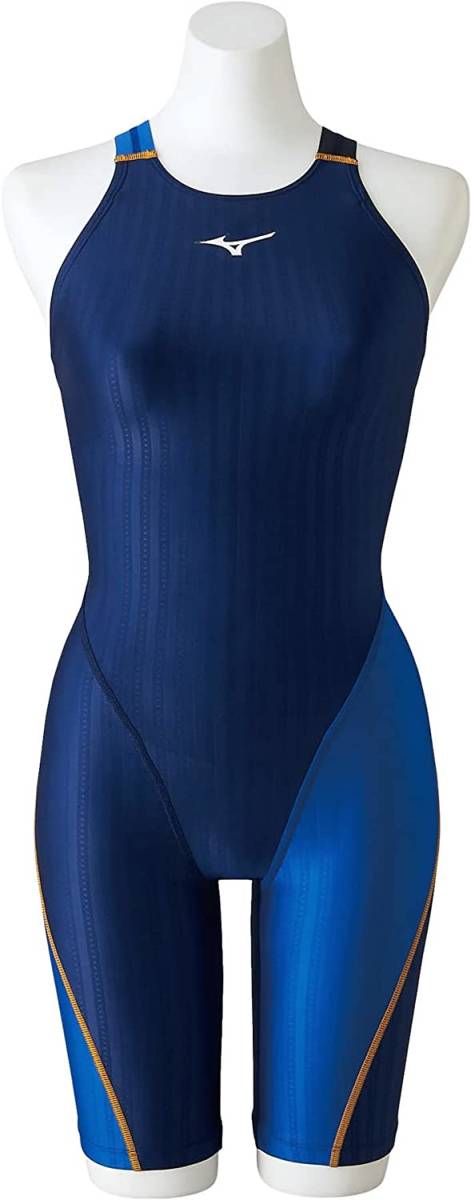 送料無料★新品★ミズノ mizuno N2MG272084 FINA承認 競泳水着 STREAM ACE レースオープンバック ハーフスーツ Lサイズ 