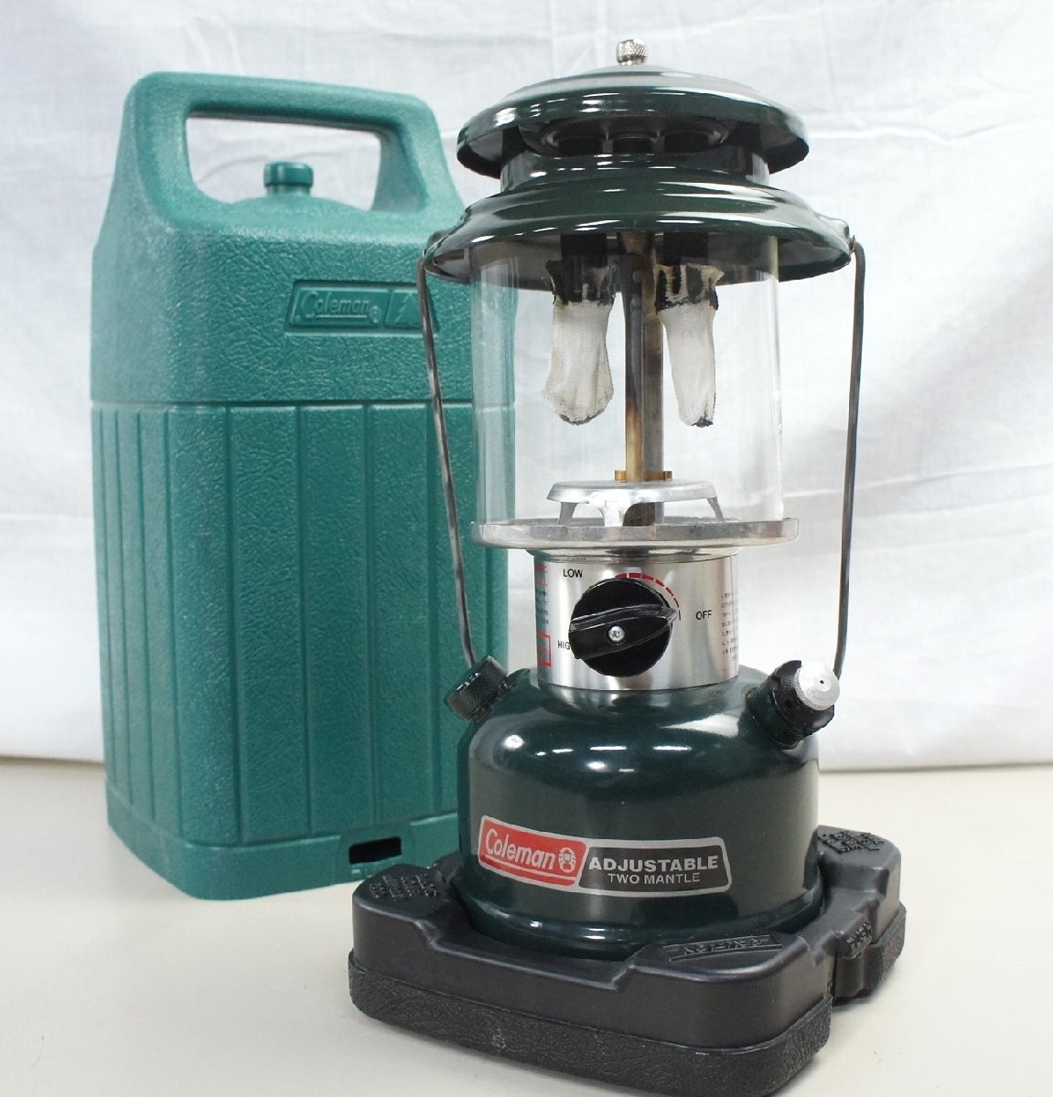 11■Coleman コールマン ランタン ツーマントル ADJUSTABLE TWO Mantle 286・288 アウトドア キャンプ 95年製■4487N6　/1.5ｂ