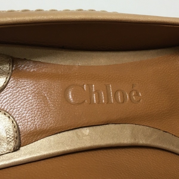 クロエ Chloe パンプス 37 - レザー ライトブラウン レディース クロエ Chloe パンプス 37 - レザー ライトブラウン レディース