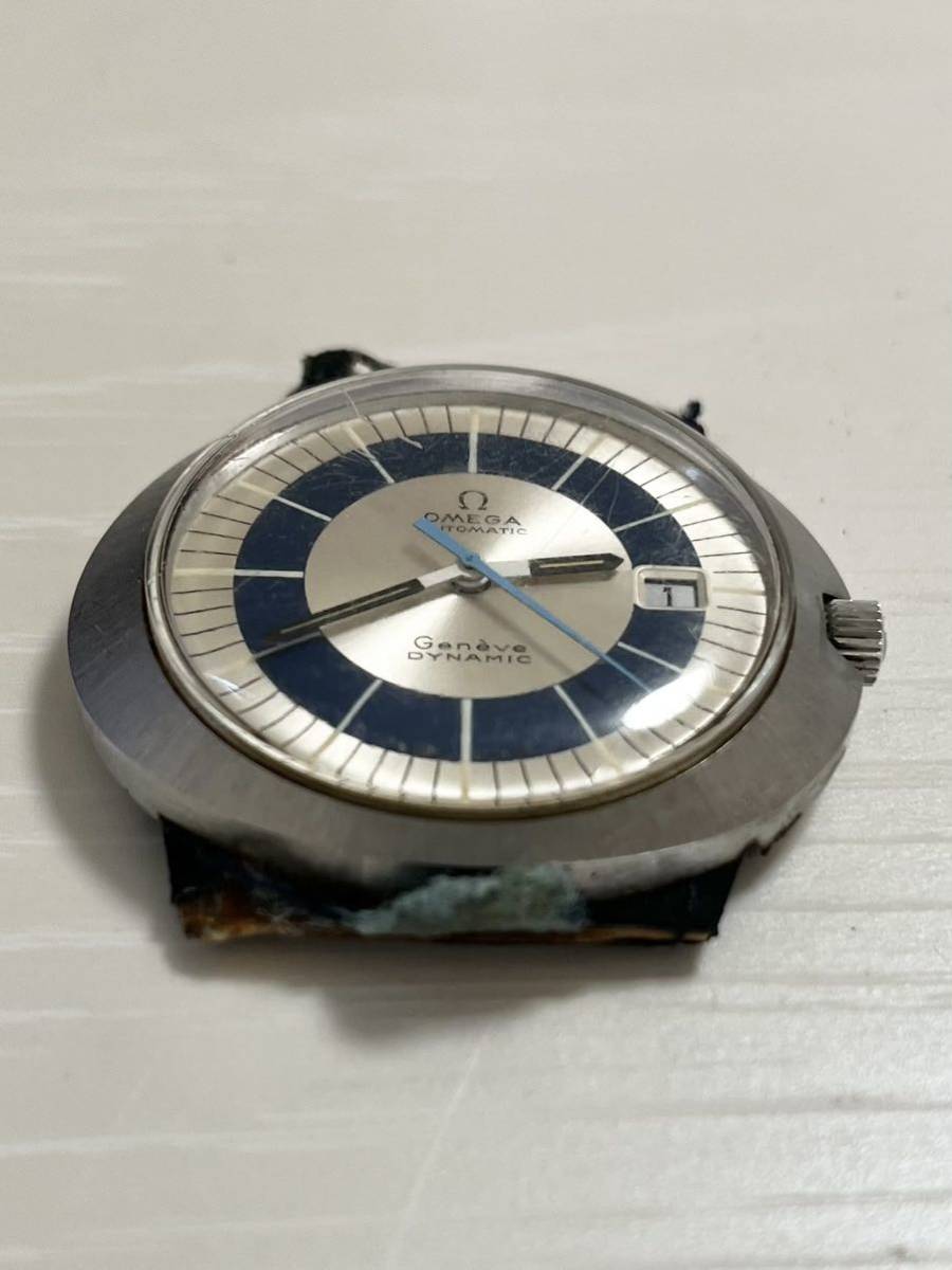 OMEGA オメガ ジュネーブ ダイナミック メンズ デイト 自動巻 稼働 未