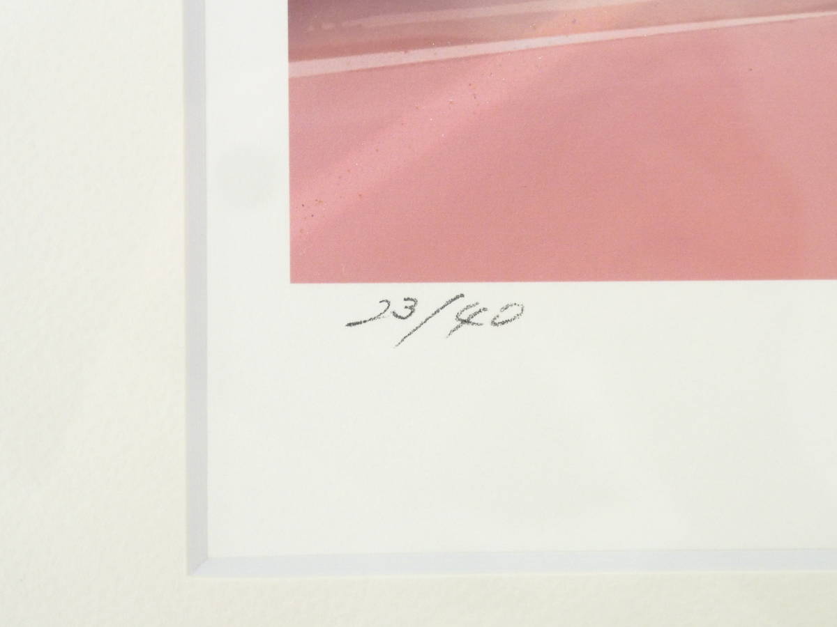 Hg153/【同梱不可】版画/カントク/朱色少女/ 23/40 /ミクスドメディア