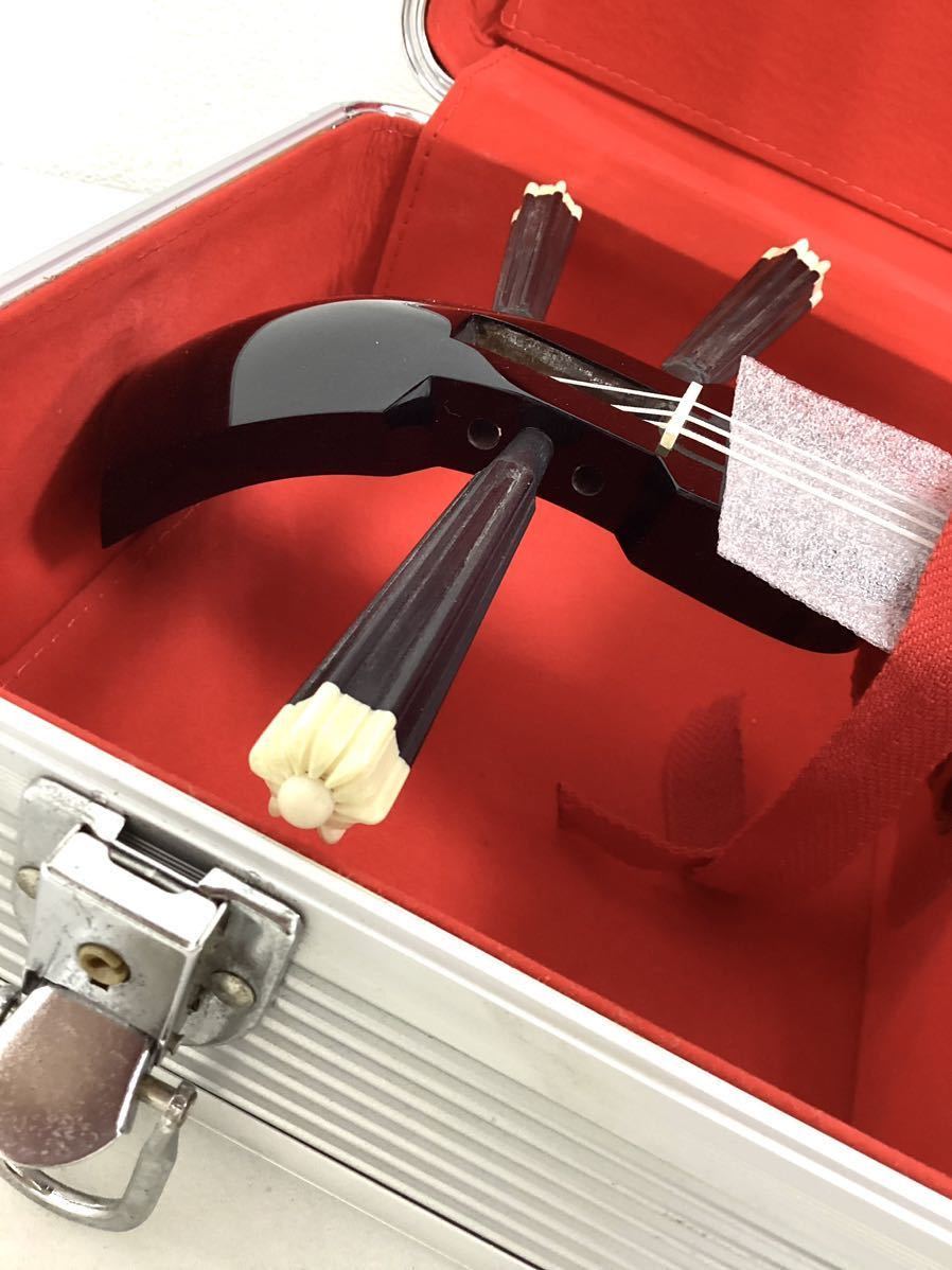 沖縄三線 ゆし木棹 強化張り・蛇皮二重張り 沖縄三線 ゆし木・強化張り