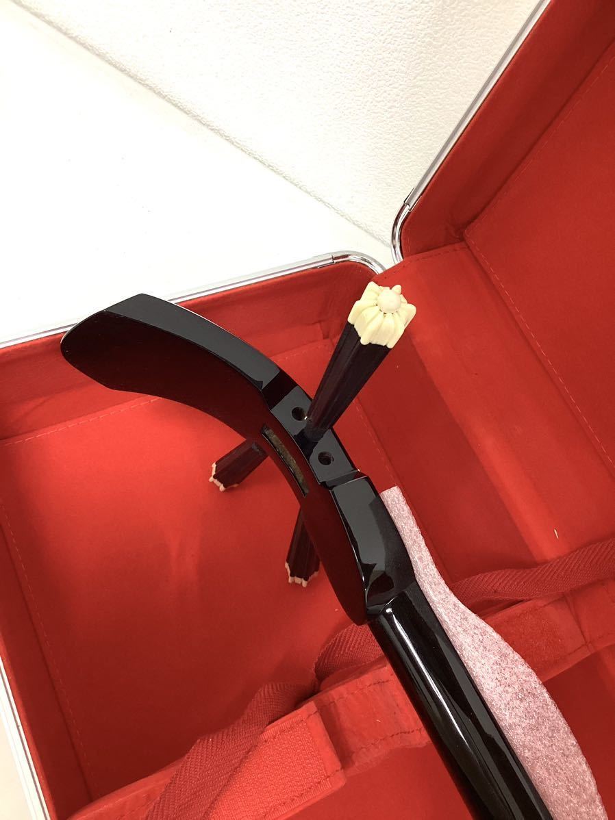 沖縄三線 ゆし木棹 強化張り・蛇皮二重張り 沖縄三線 ゆし木・強化張り