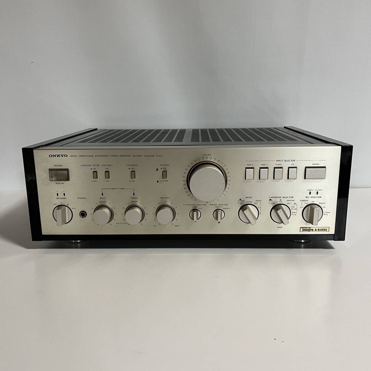 ONKYO オンキヨー Integra A-819RS プリメインアンプ ONKYO Integra A