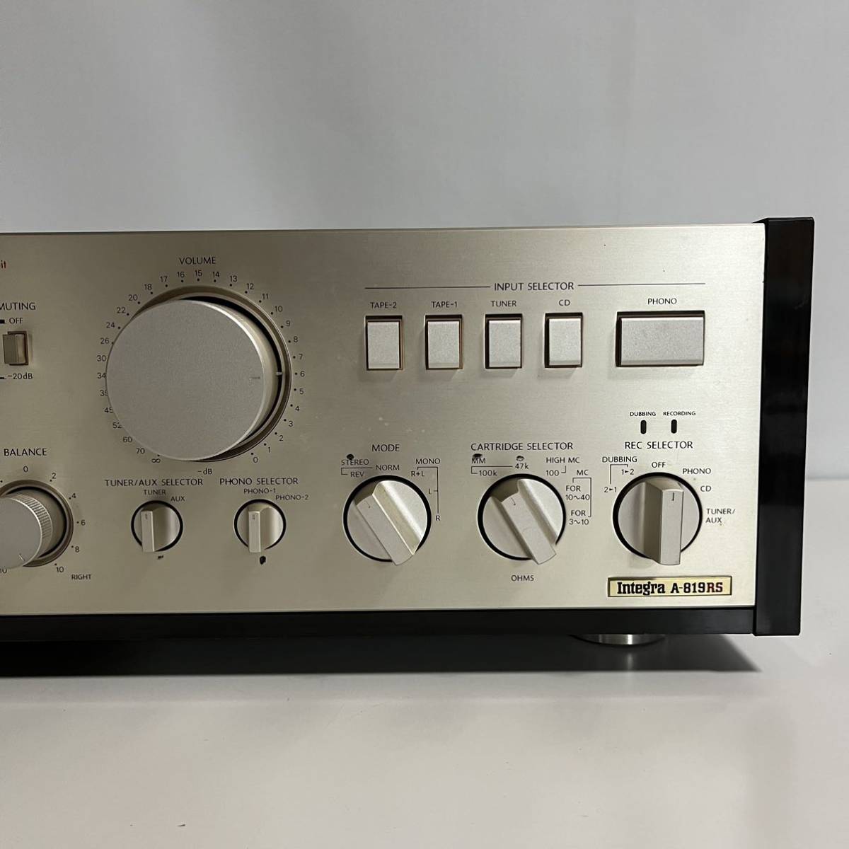 ONKYO オンキヨー Integra A-819RS プリメインアンプ ONKYO Integra A