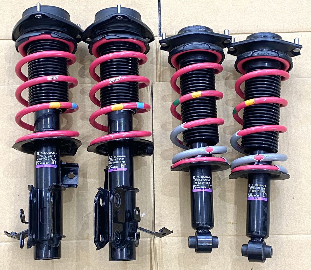 中古美品 BRZ STI Sport 純正SACHS+STIサスペンション 走行約 中古美品 BRZ STI Sport 純正SACHS+STIサスペンション 走行約