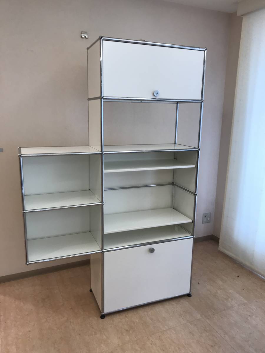 ID3465: 埼玉県戸田市 USM Haller ハラー キャビネット ピュアホワイト