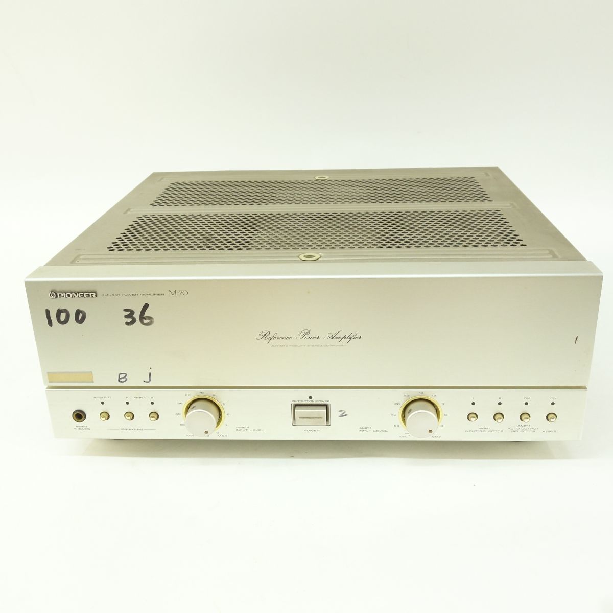 100 Pioneer/パイオニア 2ch/4ch AVパワーアンプ M-70 オーディオ機器