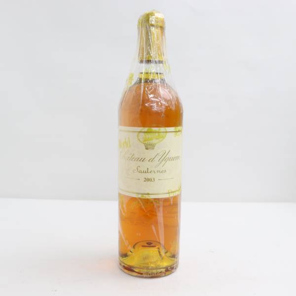 1円~Chateau d'yquem（シャトー ディケム）ソーテルヌ 2003 14％ 750ml
