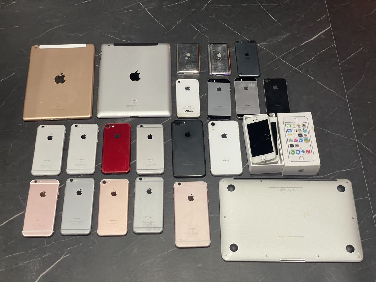 Apple 製品 まとめて MacBook Air 1台 iPad 2台 iPod 3台 iPhone 16台 