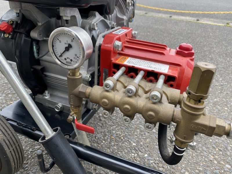D105 千葉引取 エンジン高圧洗浄機 丸山 GSW15C ジャンク品(高圧洗浄機