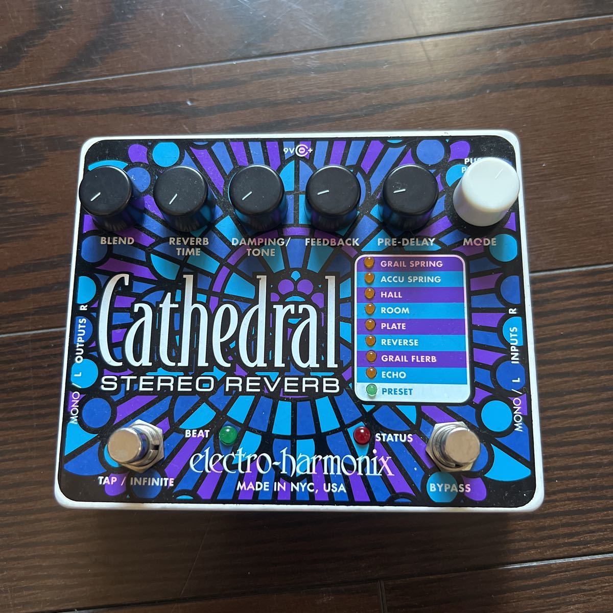 electro harmonix Cathedral reverb リバーブ エコー エフェクター