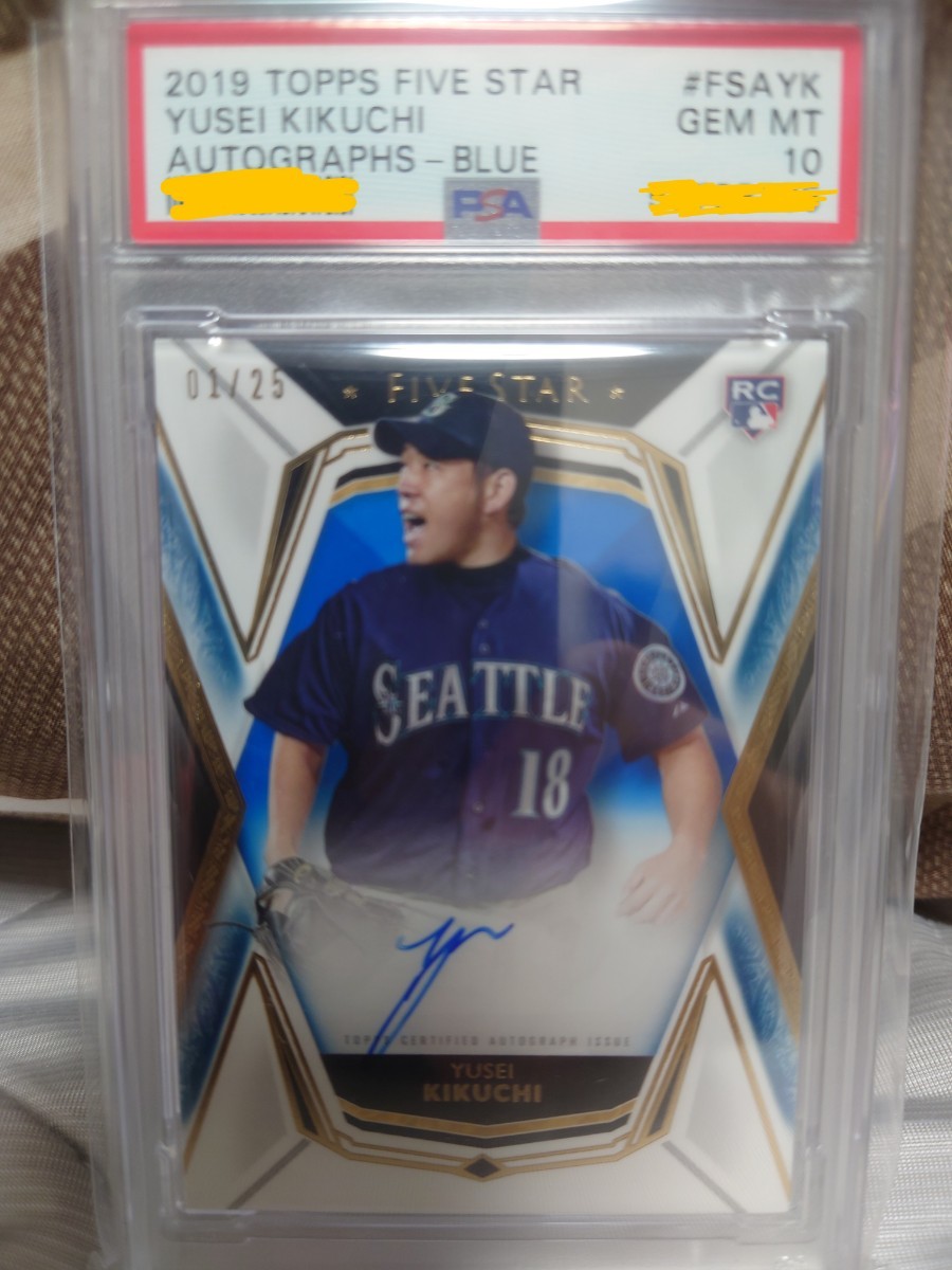 2019 Topps Five Star Yusei Kikuchi RC 【公式通販】